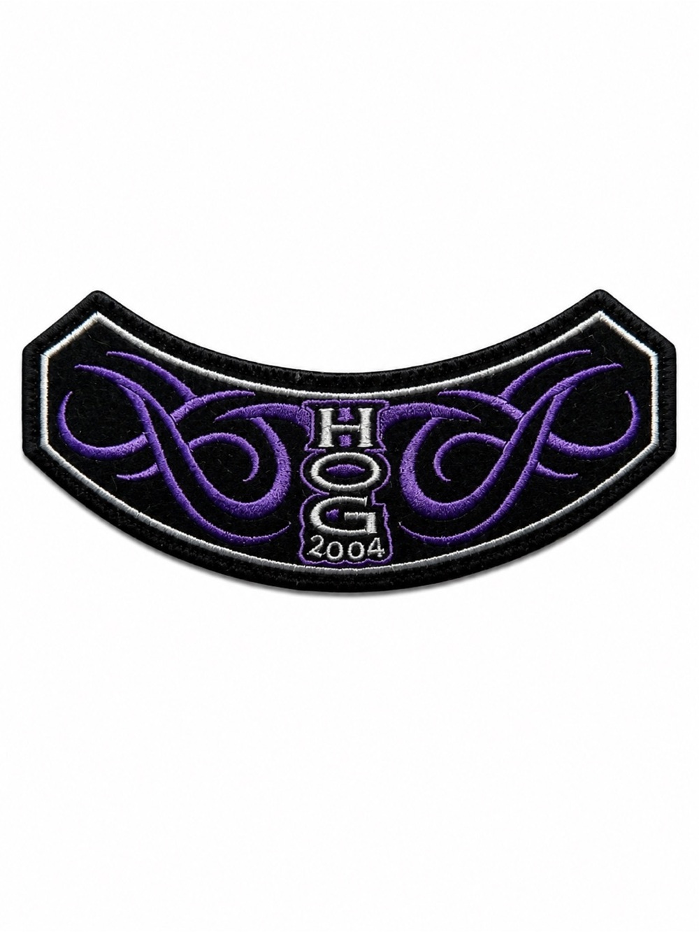 2004 Harley-Davidson HOG Owners Group Jacket Vest Patch Purple Collectible NIB
